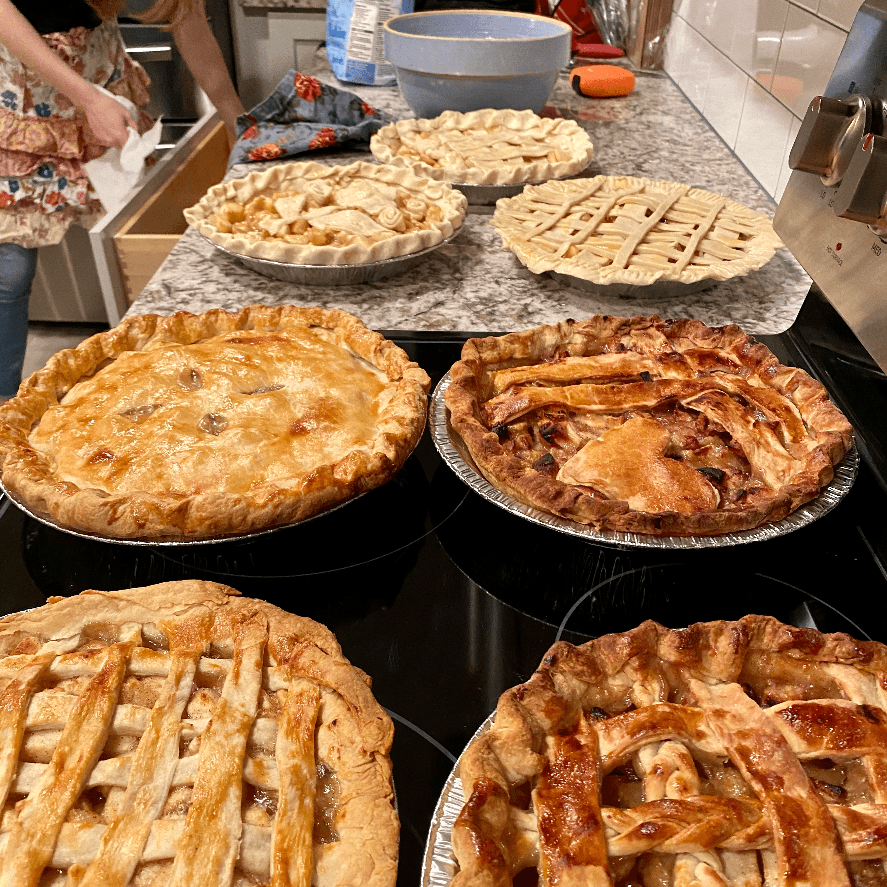 Scenes from a Stronger Girl Rising -- Apple Pie Day