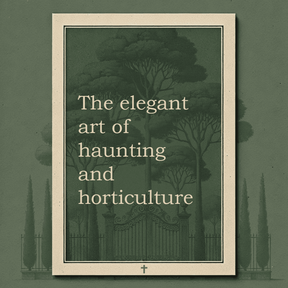The Elegant Art of Haunting and Horticulture