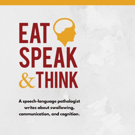 Eat, Speak, & Think Audio Newsletter #1
