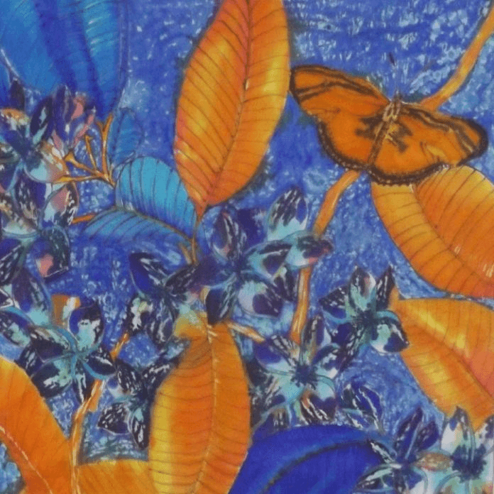 Poetry of a female Painter - Silvermoon by Stefaniasilkarts