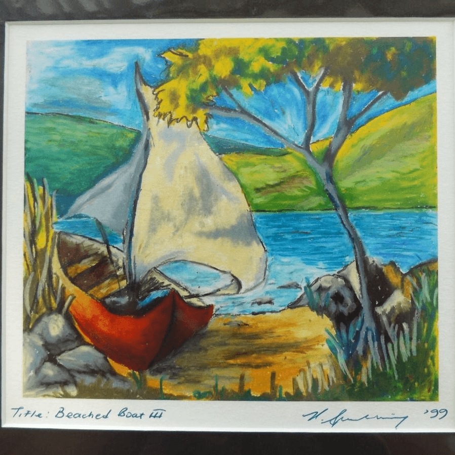 Beached Boat - Poetry of a female Painter