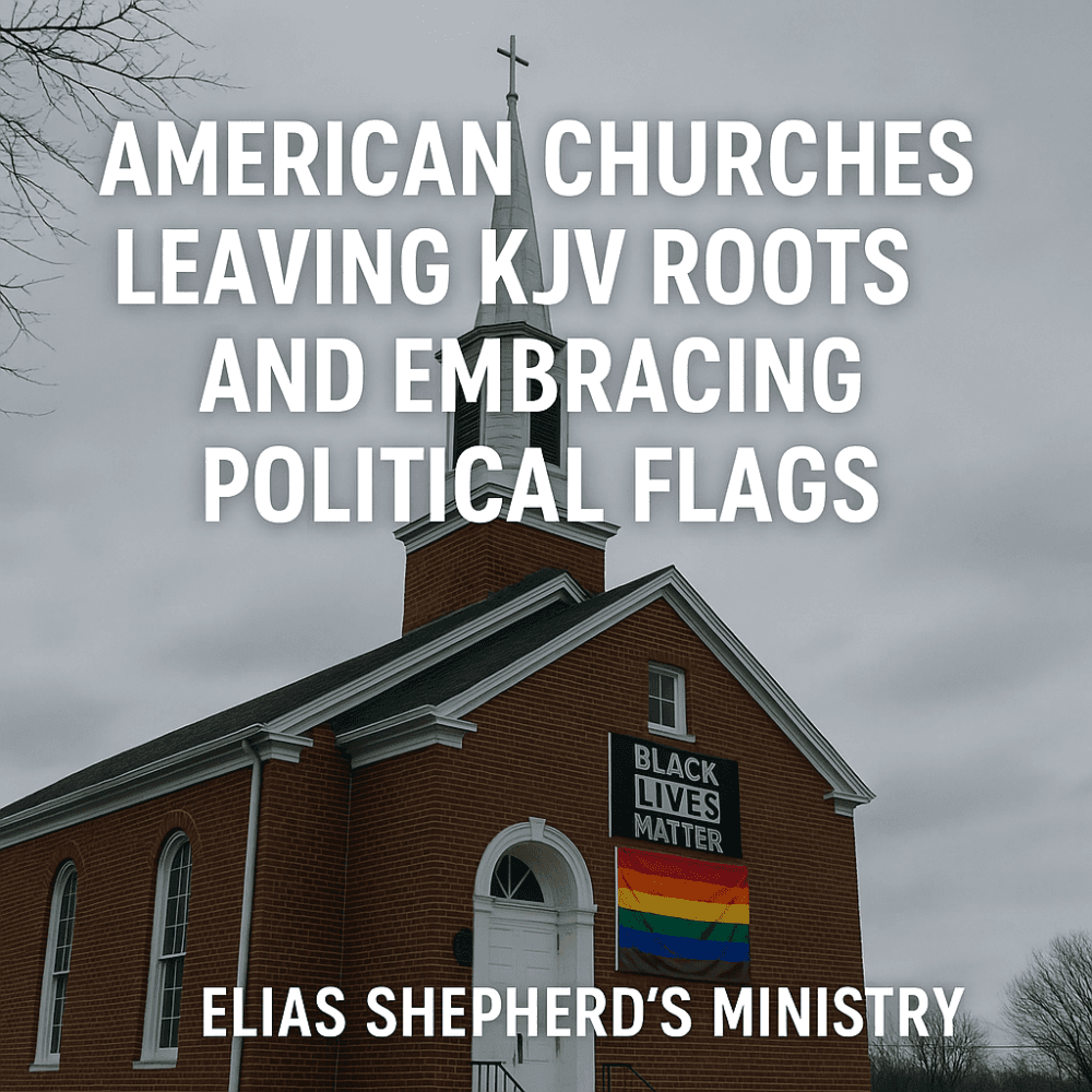 American Churches Leaving KJV Roots and Embracing Political Flags